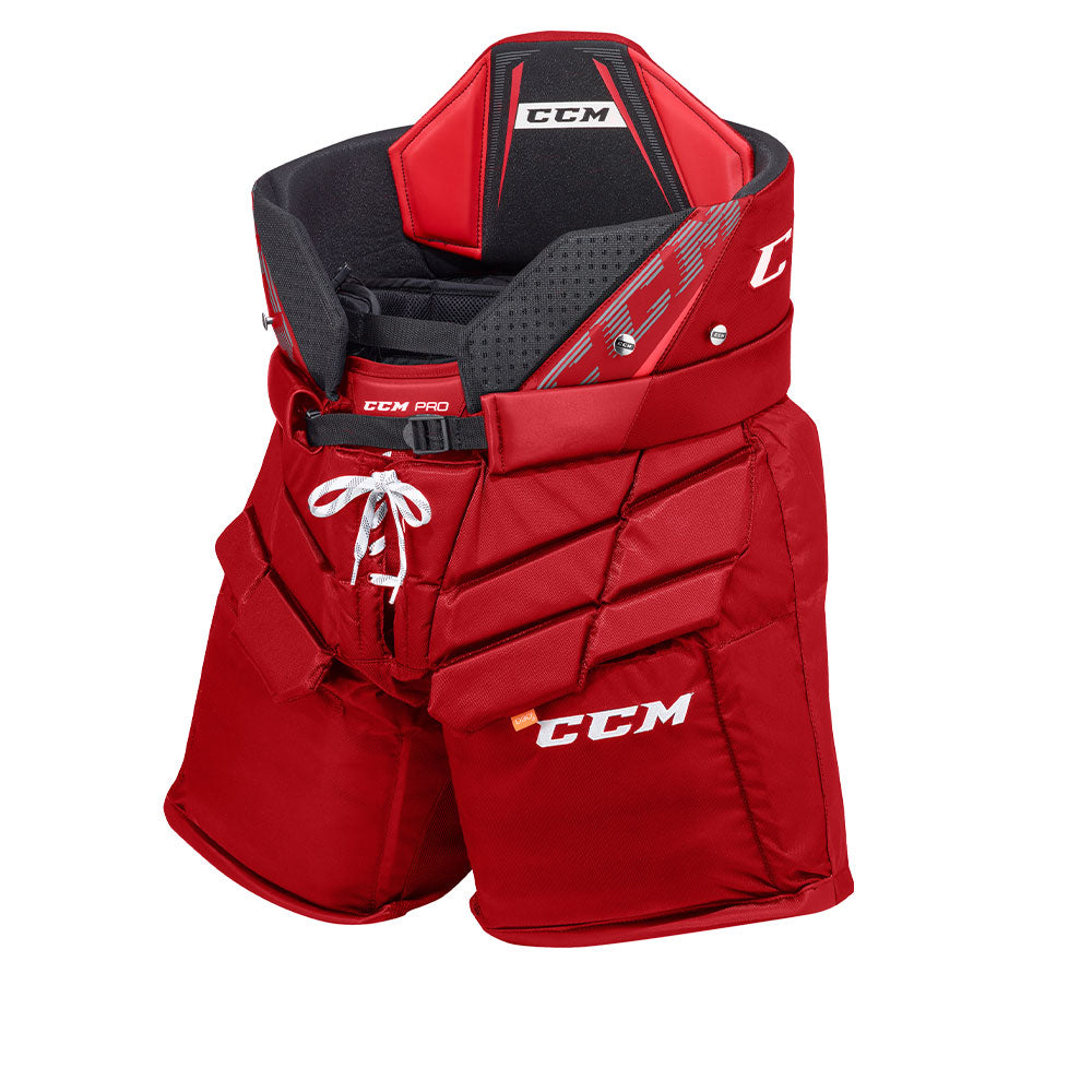 CCM PRO SENIOR RED GOALIE PANTS