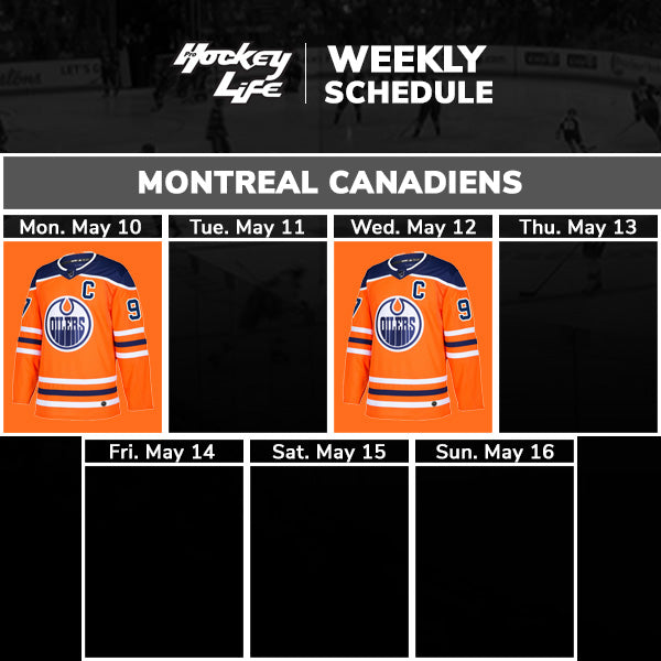 Montreal Canadiens Schedule