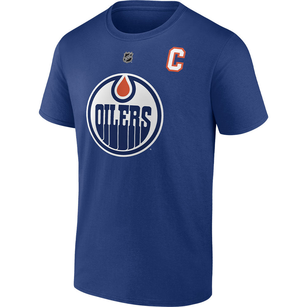 FANATICS EDMONTON OILERS CONNOR MCDAVID AUTHENTIC STACK T SHIRT