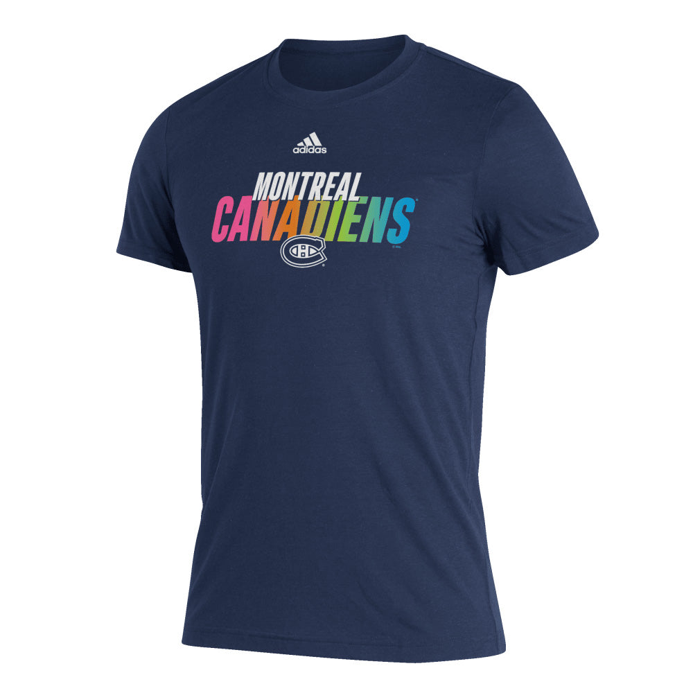 ADIDAS MONTREAL CANADIENS BLEND NAVY T SHIRT