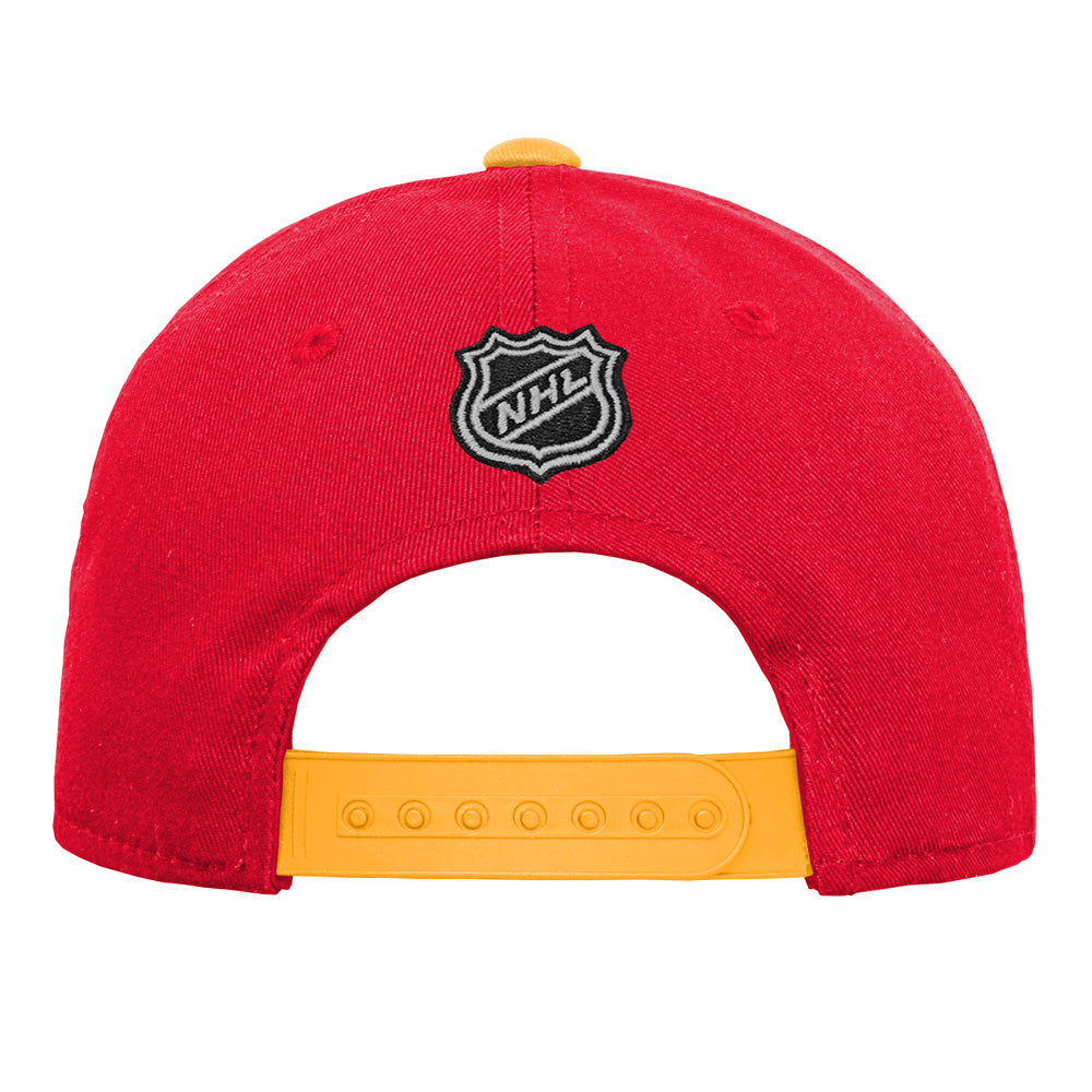 CALGARY FLAMES CHILDRENS PRECURVED SNAPBACK HAT