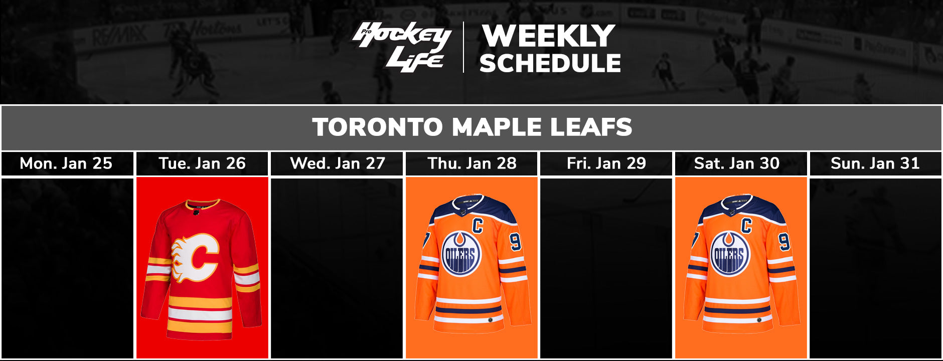 Toronto Maple Leafs Schedule