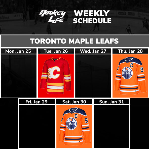 Toronto Maple Leafs Schedule