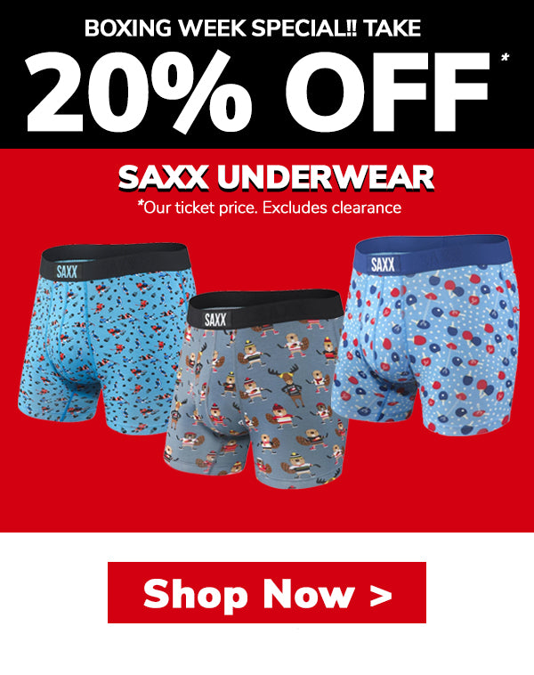 Take 20% OFF SAXX Underwear