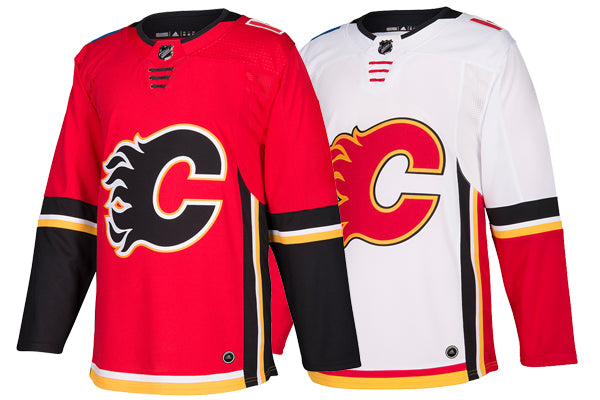 Calgary Flames Adidas NHL Left Defenseman 1/4 Zip Pullover