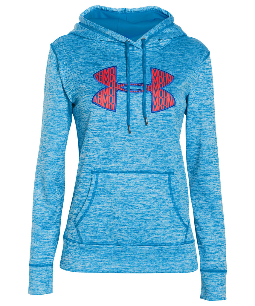 under armour big logo hoodie women's