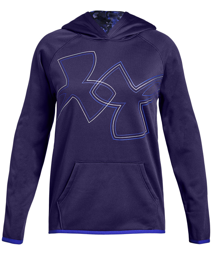 girls purple under armour hoodie