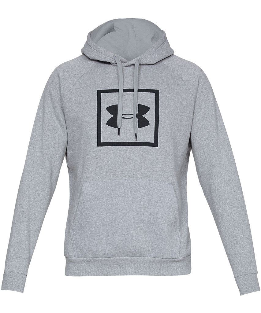 under armour rival hoodie grey