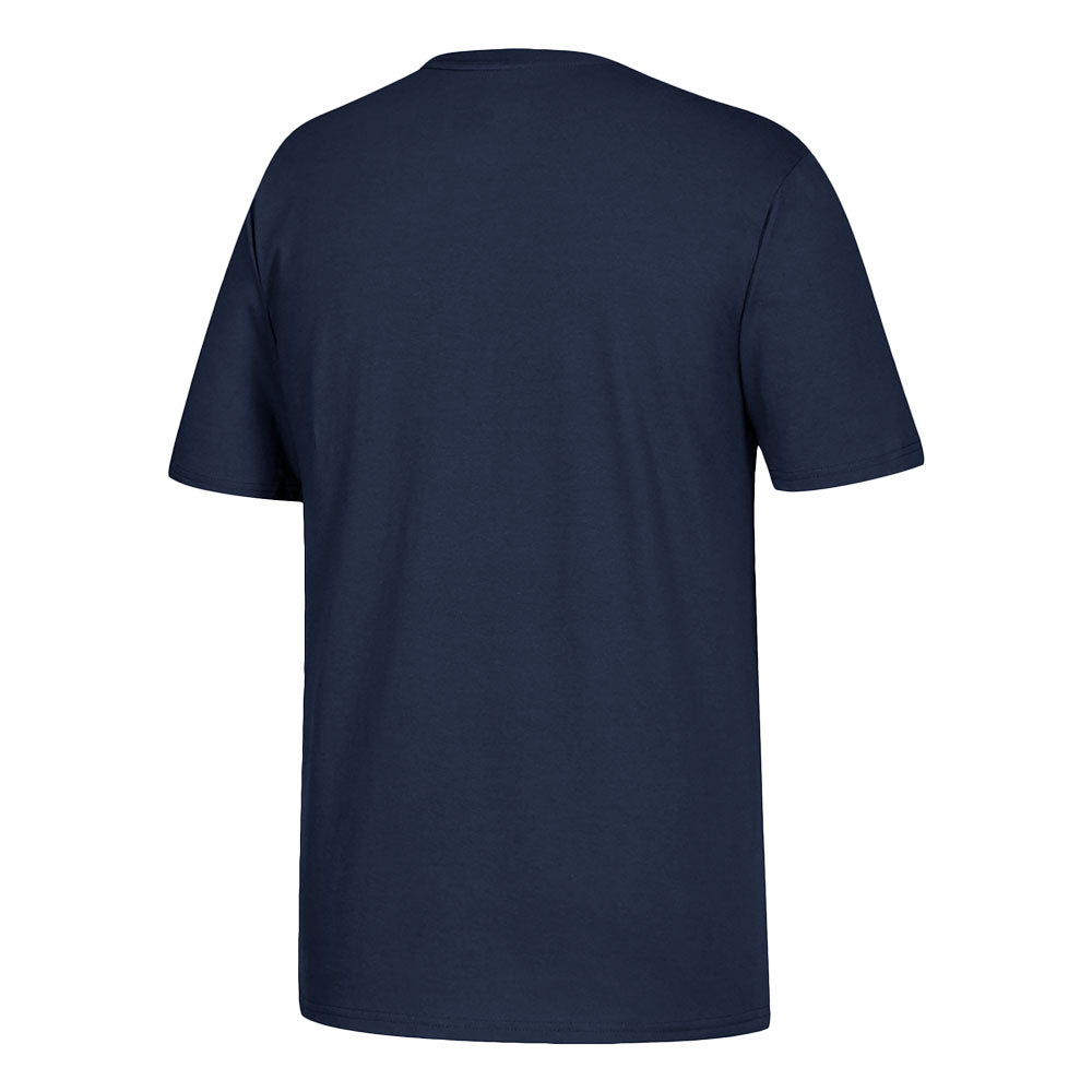 ADIDAS ADULT HOCKEY T SHIRT - NAVY