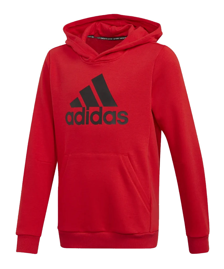 ADIDAS KIDS YB MH BADGE OF SPORT PO HOODIE - RED