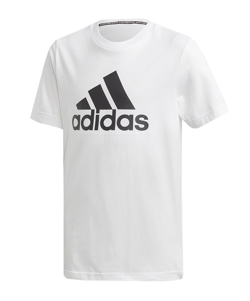 white and black adidas shirt