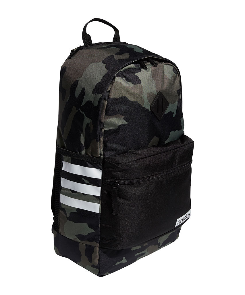 ADIDAS MEN'S CLASSIC 3S BACKPACK - CAMO/BLACK