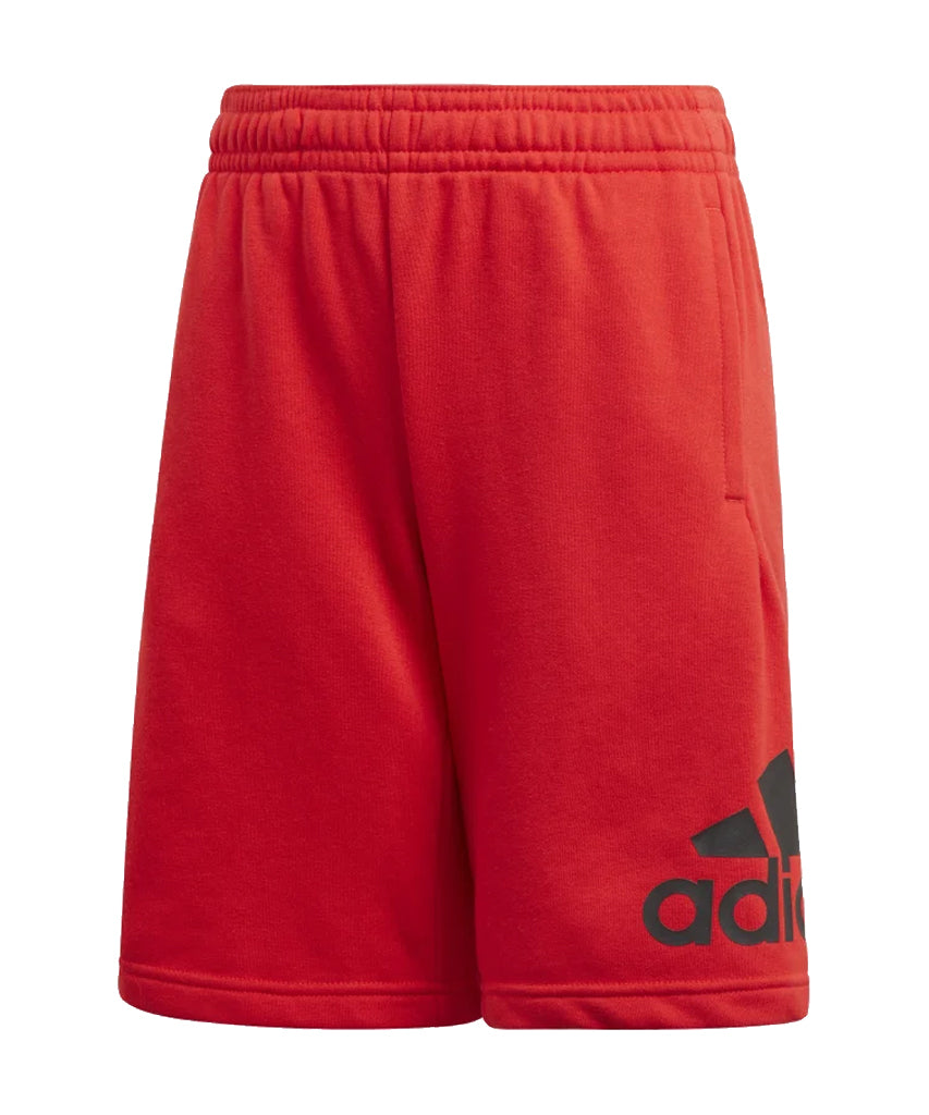 ADIDAS KIDS JB BADGE OF SPORT SHORTS - RED