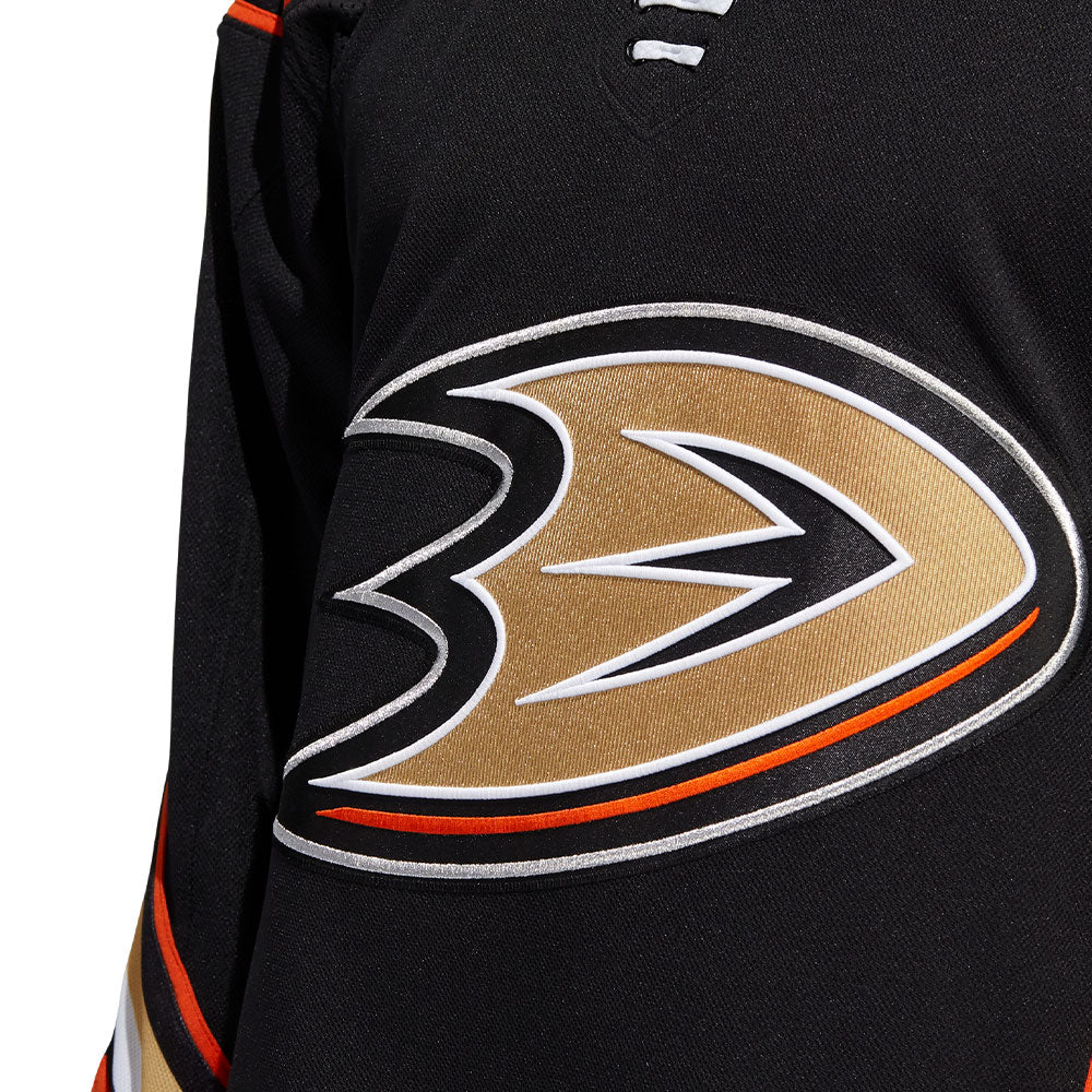 ANAHEIM DUCKS ADIDAS ADIZERO PRIMEGREEN AUTHENTIC BLACK HOME JERSEY