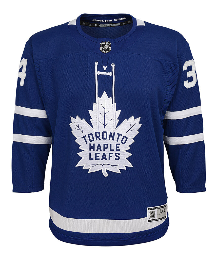 AUSTON MATTHEWS TORONTO MAPLE LEAFS JUNIOR PREMIER JERSEY