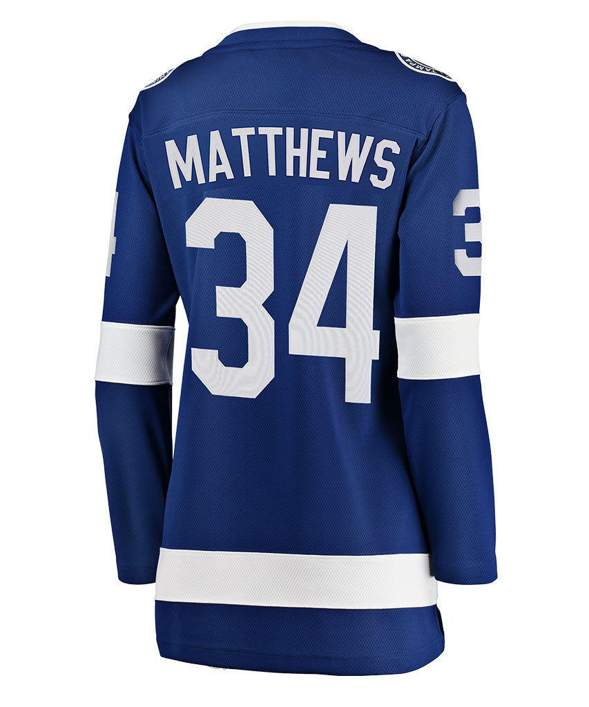 AUSTON MATTHEWS TORONTO MAPLE LEAFS FANATICS WOMEN'S BREAKAWAY JERSEY