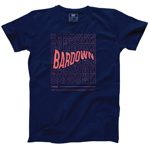 BARDOWN STREETWEAR COLLECTION DEFINITION ADULT NAVY T SHIRT