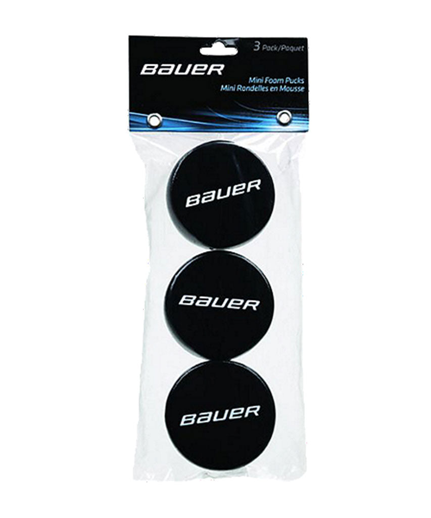 BAUER MINI FOAM PUCKS - 3 PK