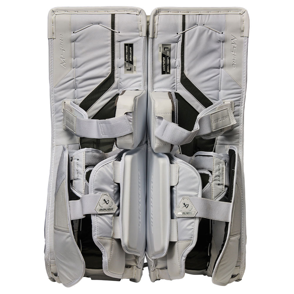 BAUER SUPREME M5PRO SENIOR GOALIE PADS - WHITE