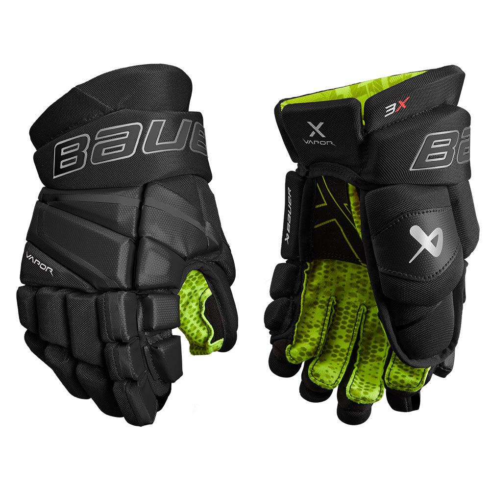 BAUER VAPOR 3X JUNIOR HOCKEY GLOVES