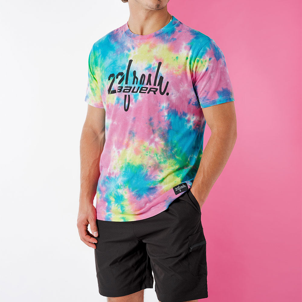 BAUER X 22FRESH COLLAB T SHIRT - TIEDYE