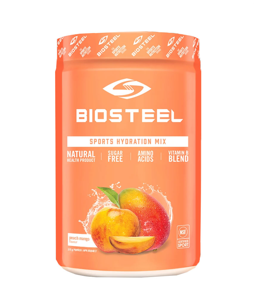 BIOSTEEL NATURAL HIGH PERFORMANCE SPORTS DRINK -  PEACH MANGO 315g