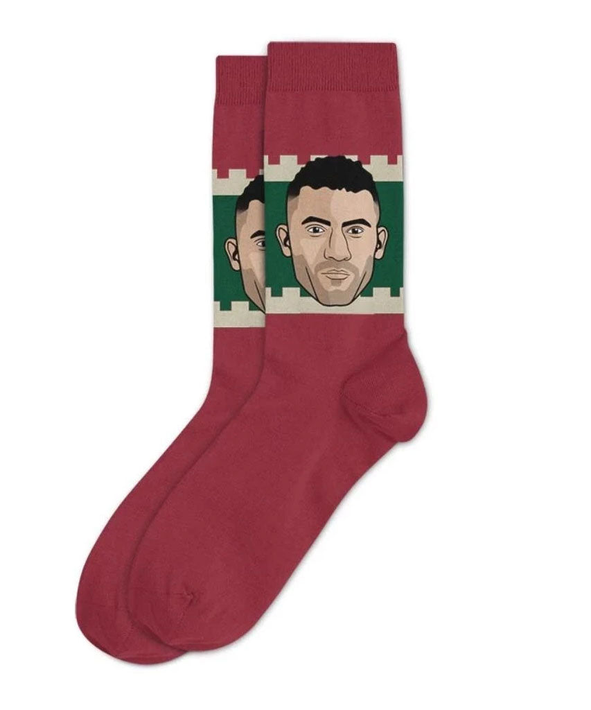 BIZ NASTY ARIZONA COYOTES SOCKEY HALL OF FAME SOCKS