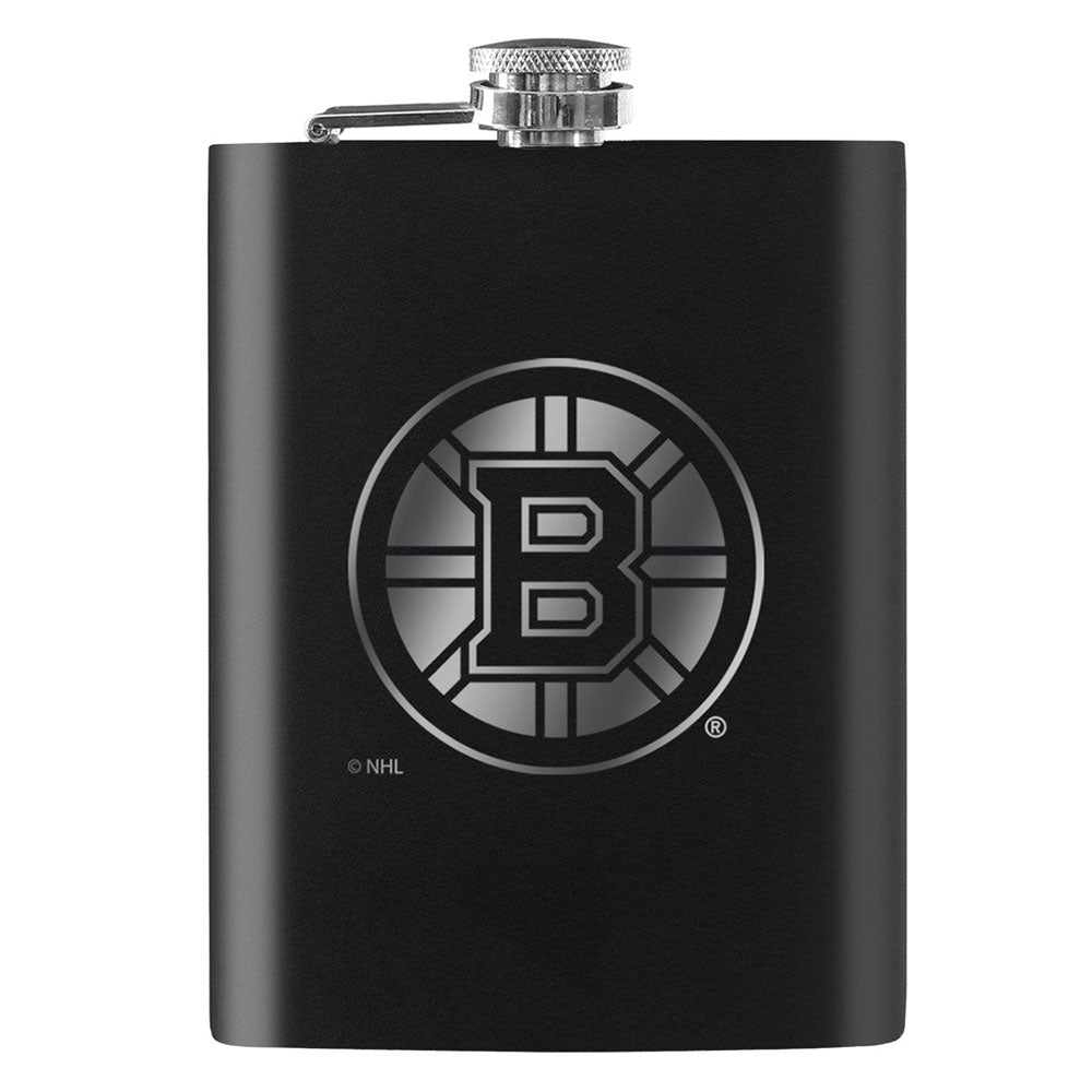 BOSTON BRUINS 8OZ FLASK - LASER ETCH