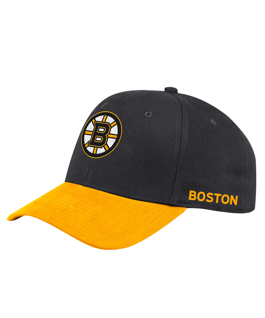 BOSTON BRUINS ADIDAS MEN'S STRUCTURED FLEX LEFT CITY HAT