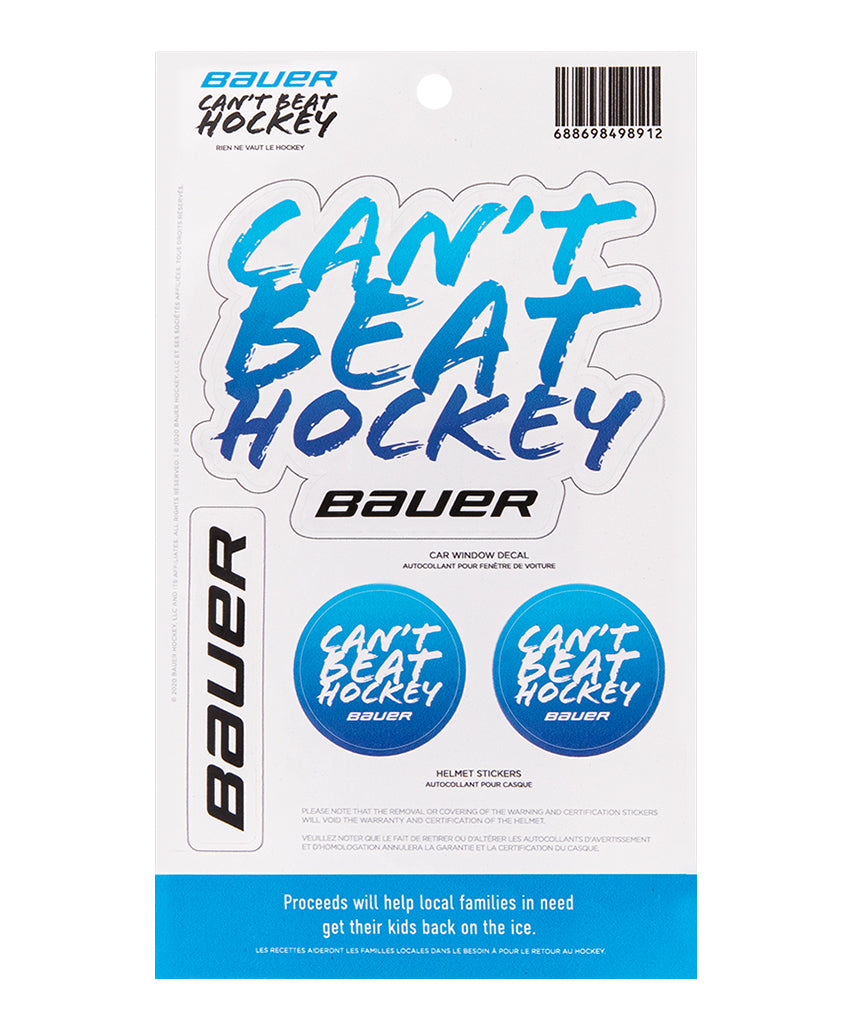 BAUER HOCKEY FIGHTS BACK STICKER PACK