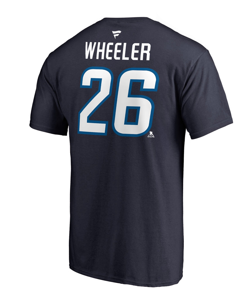 BLAKE WHEELER WINNIPEG JETS FANATICS MEN'S NAME AND NUMBER T SHIRT