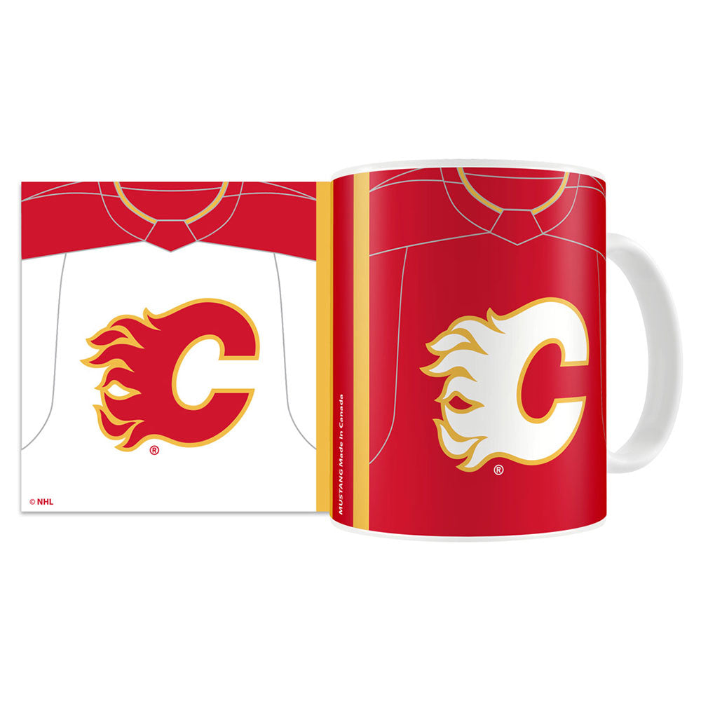 CALGARY FLAMES 15OZ SUBLIMATED JERSEY MUG