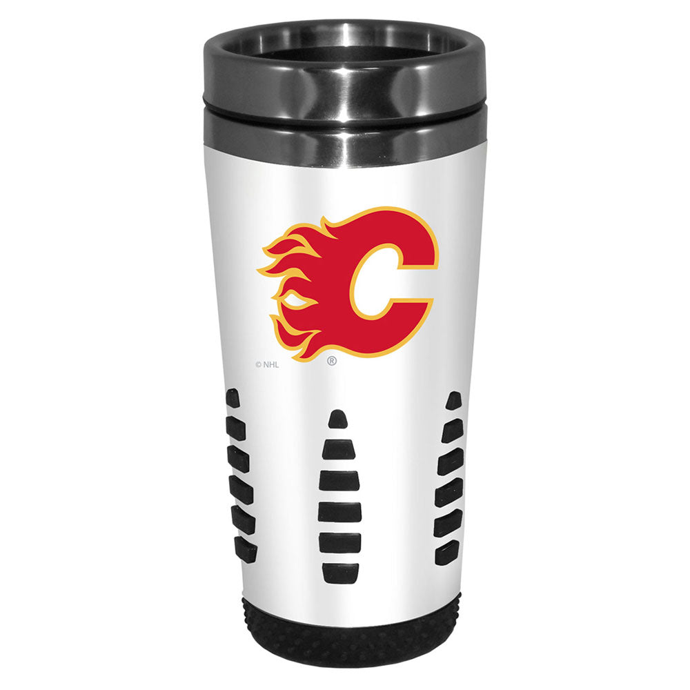 CALGARY FLAMES 16OZ HUNTSVILLE TRAVEL MUG - WHITE