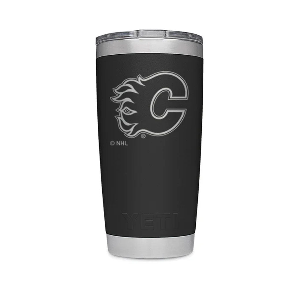 CALGARY FLAMES YETI RAMBLER 20OZ TUMBLER