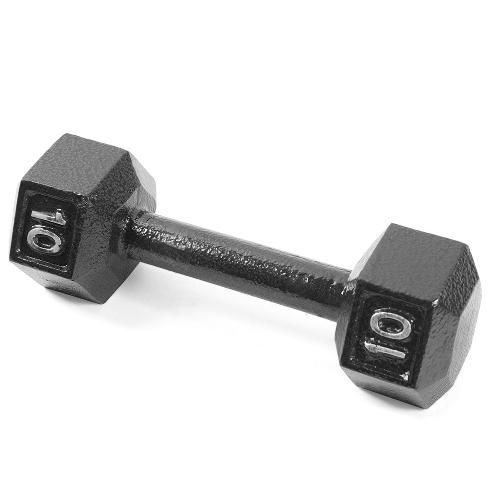 CAP BARBELL 10 LB HEX DUMBBELL