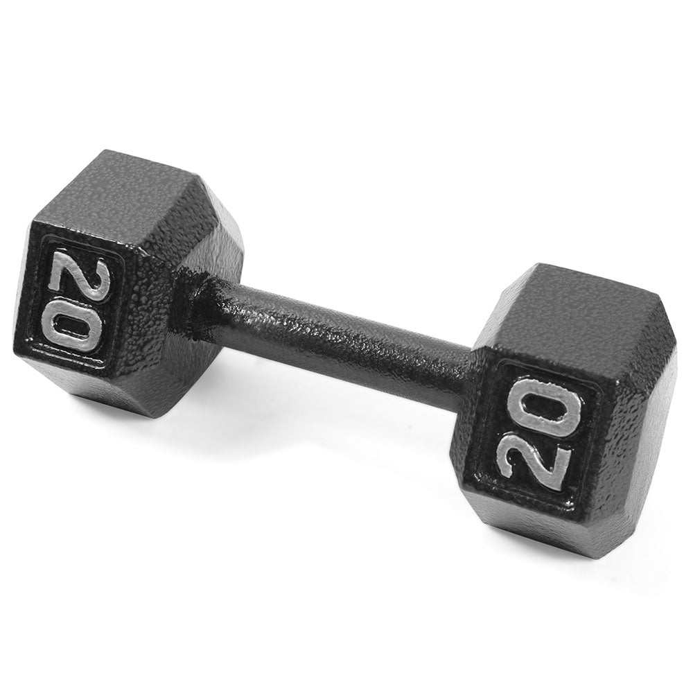 CAP BARBELL 20 LB HEX DUMBBELL