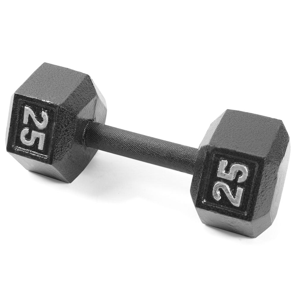 CAP BARBELL 25 LB HEX DUMBBELL