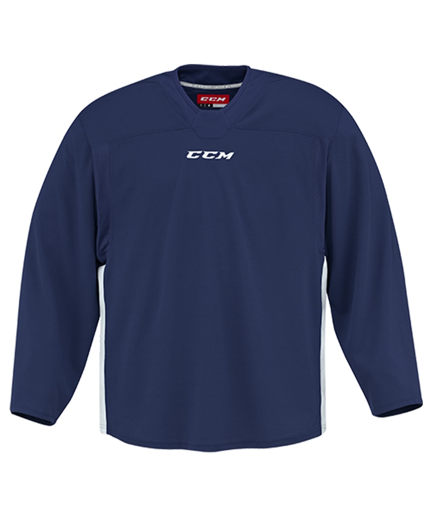 CCM 6000 MID SENIOR PRACTICE JERSEY - NAVY/WHITE