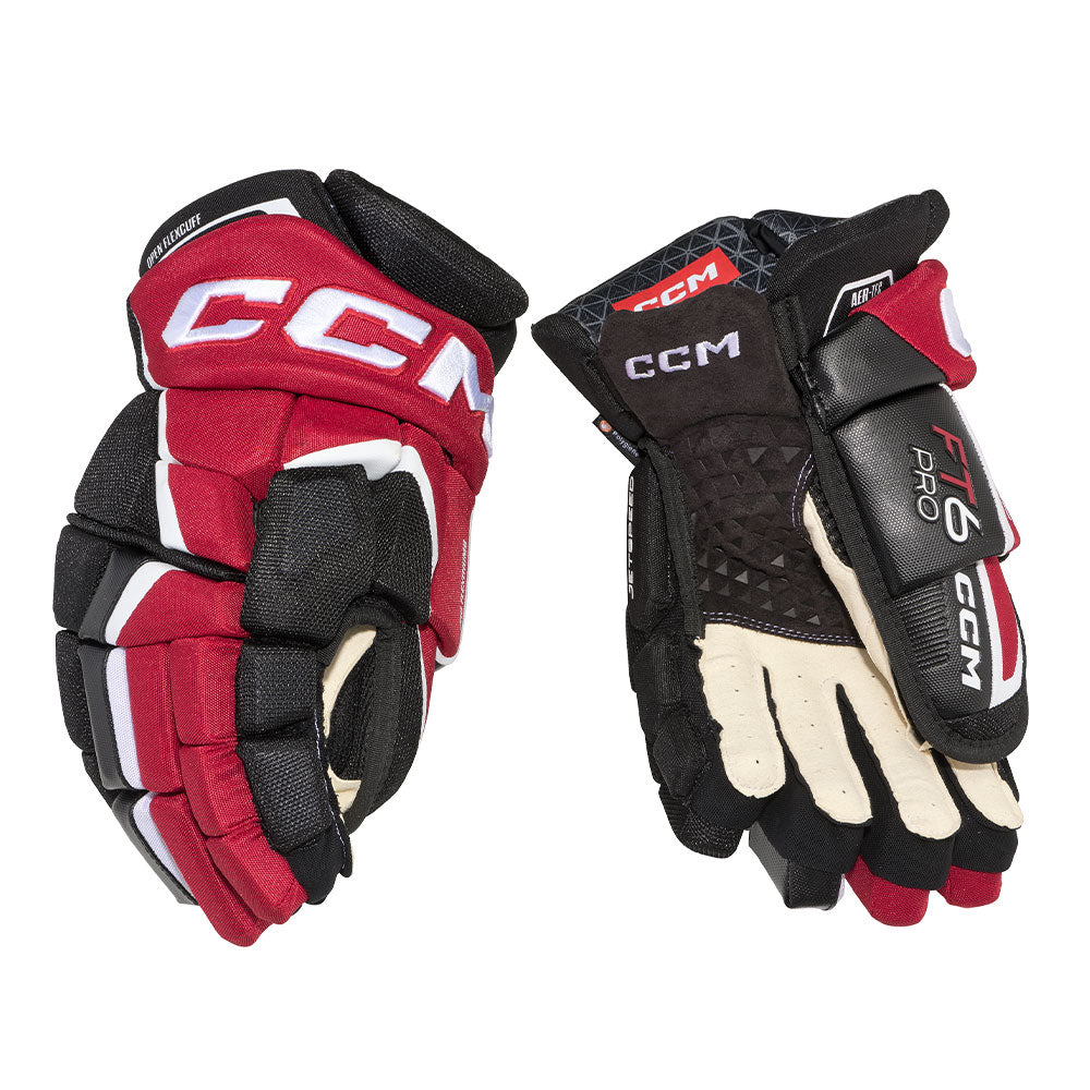 CCM JETSPEED FT6 PRO SENIOR HOCKEY GLOVES