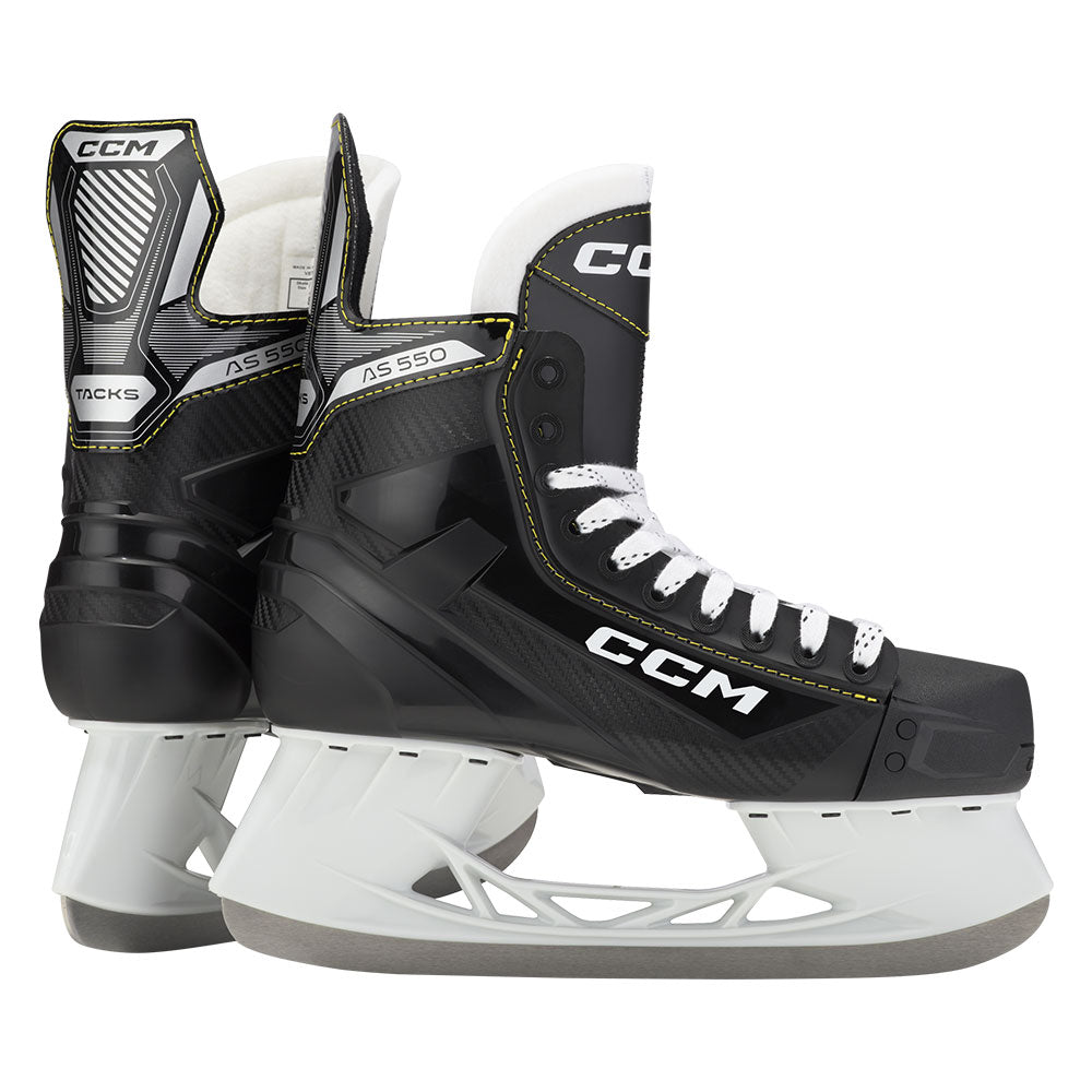 CCM TACKS AS 550 INTERMEDIATE HOCKEY SKATES