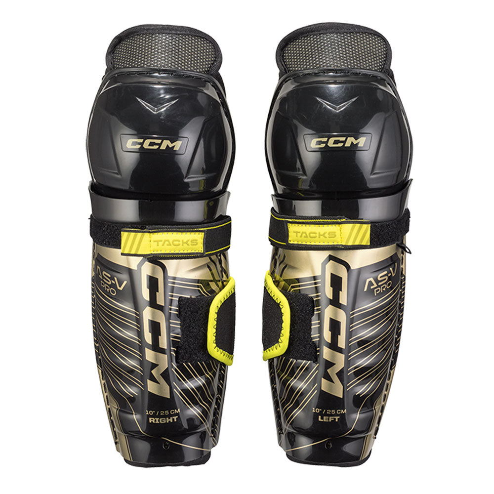 CCM TACKS AS-V PRO YOUTH SHIN PADS