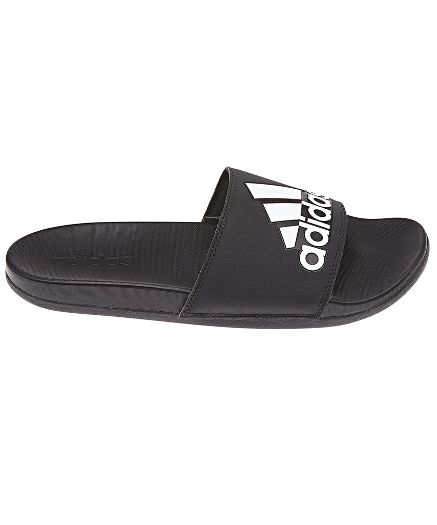 ADIDAS ADULT ADILETTE COMFORT SLIDE SANDALS - BLACK