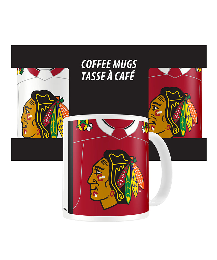 CHICAGO BLACKHAWKS JERSEY MUG SET