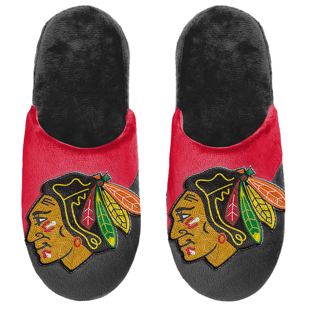 CHICAGO BLACKHAWKS BIG LOGO SLIPPERS