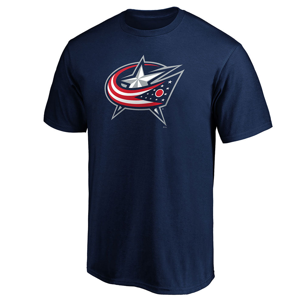 COLUMBUS BLUE JACKETS FANATICS ADULT PRIMARY LOGO SHIRT