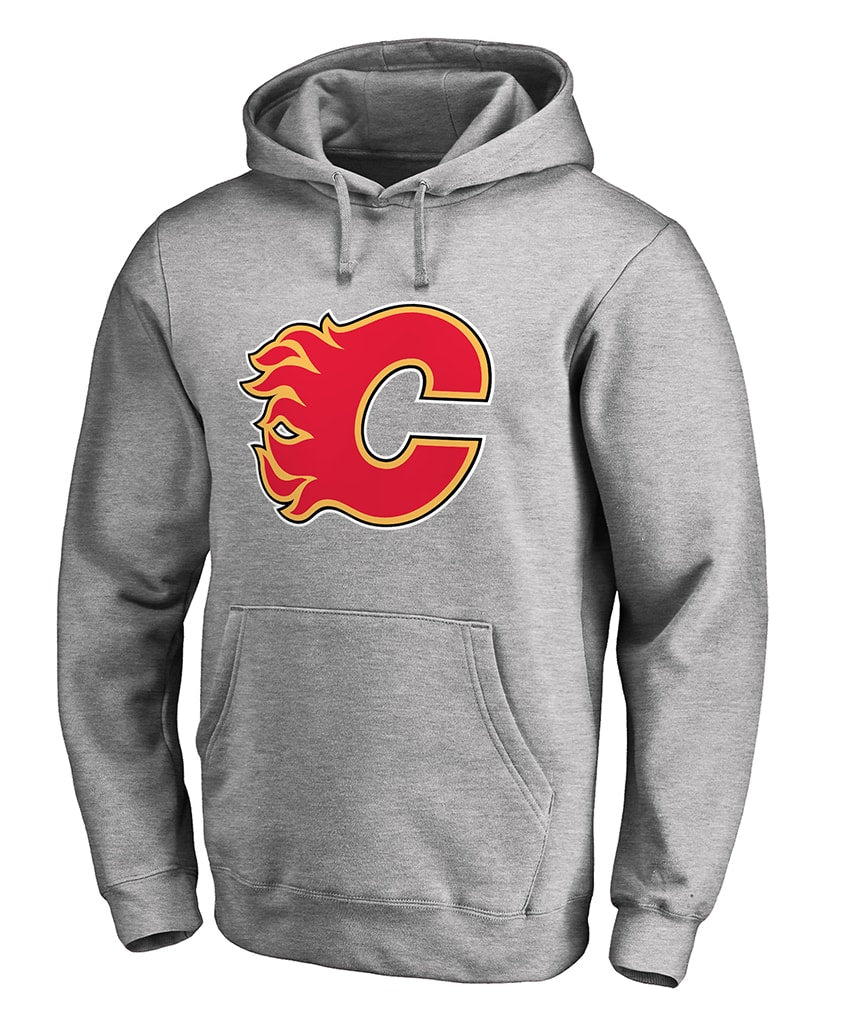 CALGARY FLAMES FANATICS MEN'S PRIMARY LOGO HOODIE