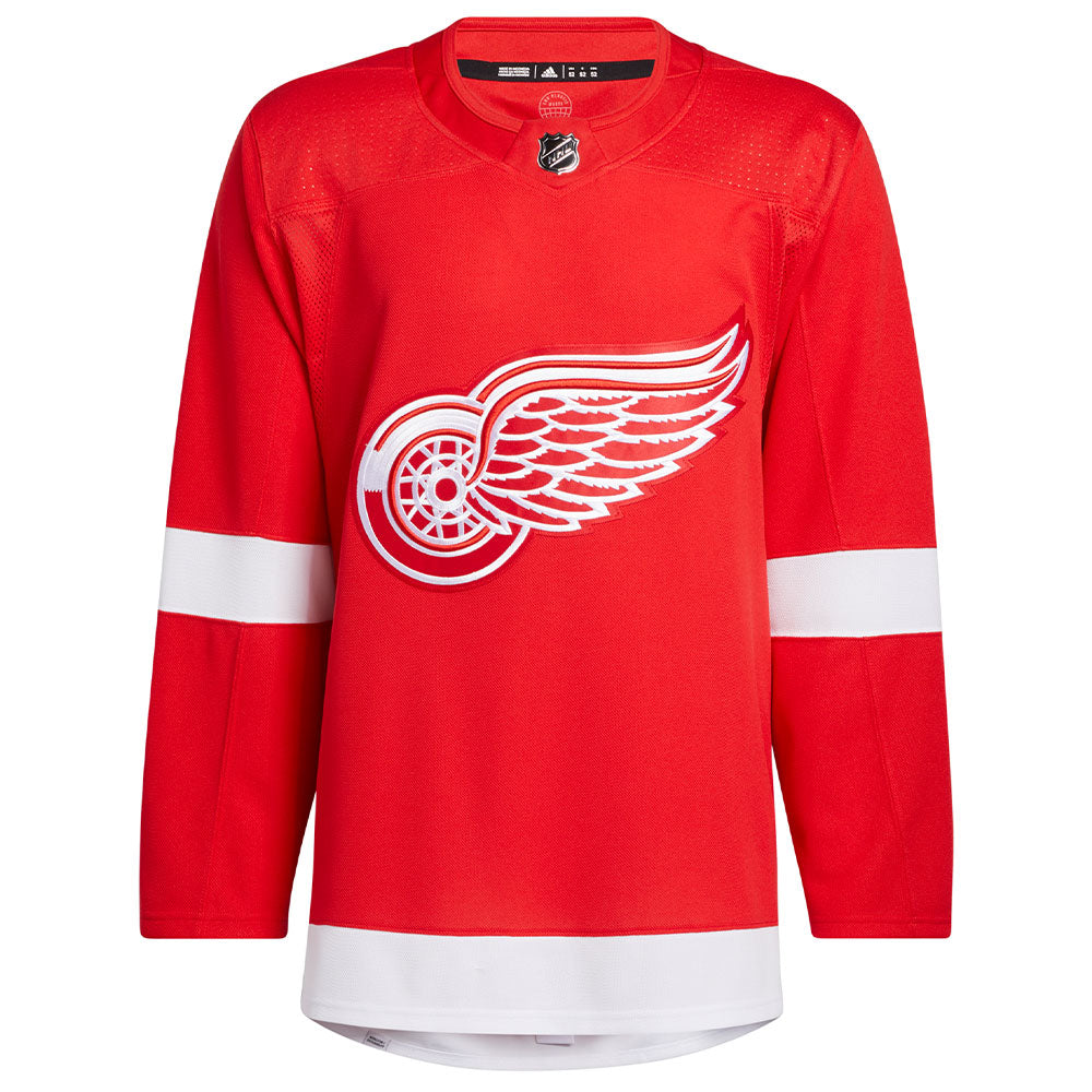 DETROIT RED WINGS ADIDAS ADIZERO PRIMEGREEN AUTHENTIC RED HOME JERSEY