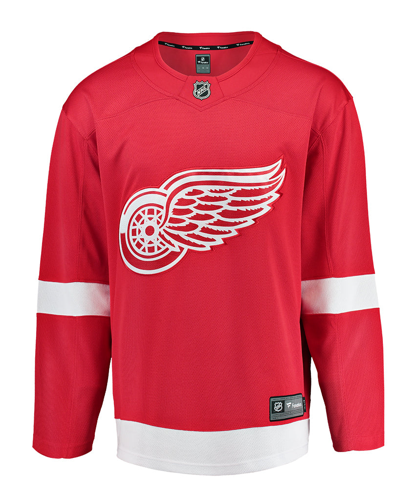 mens red wings jersey