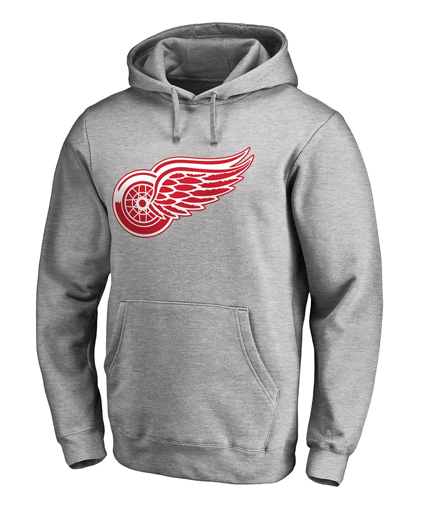 DETROIT RED WINGS FANATICS MEN'S PRIMARY LOGO HOODIE