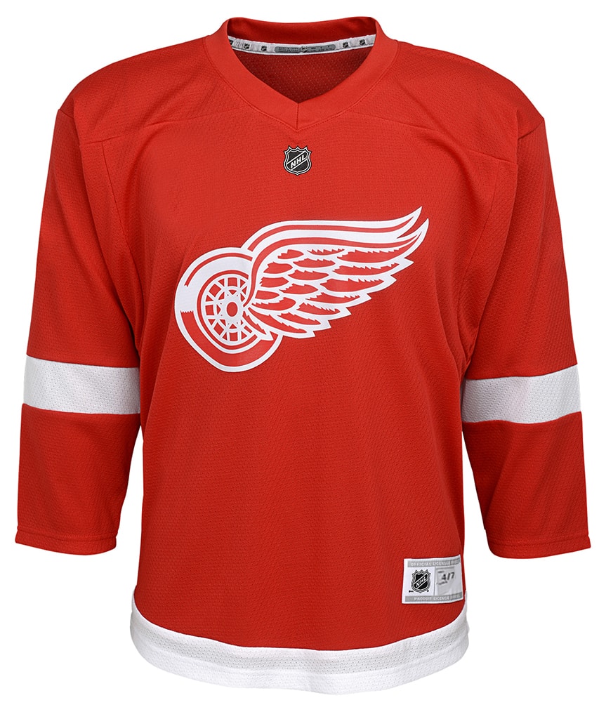 youth detroit red wings replica jersey